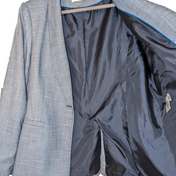 Calvin Klein Gray Modern Suit Blazer(size14) and Pants (size 16) set - Picture 4 of 10